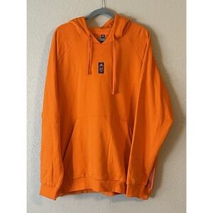 Men's 2XL‎ NWT New York City FC Adidas Travel Raglan Pullover Hoodie Orange